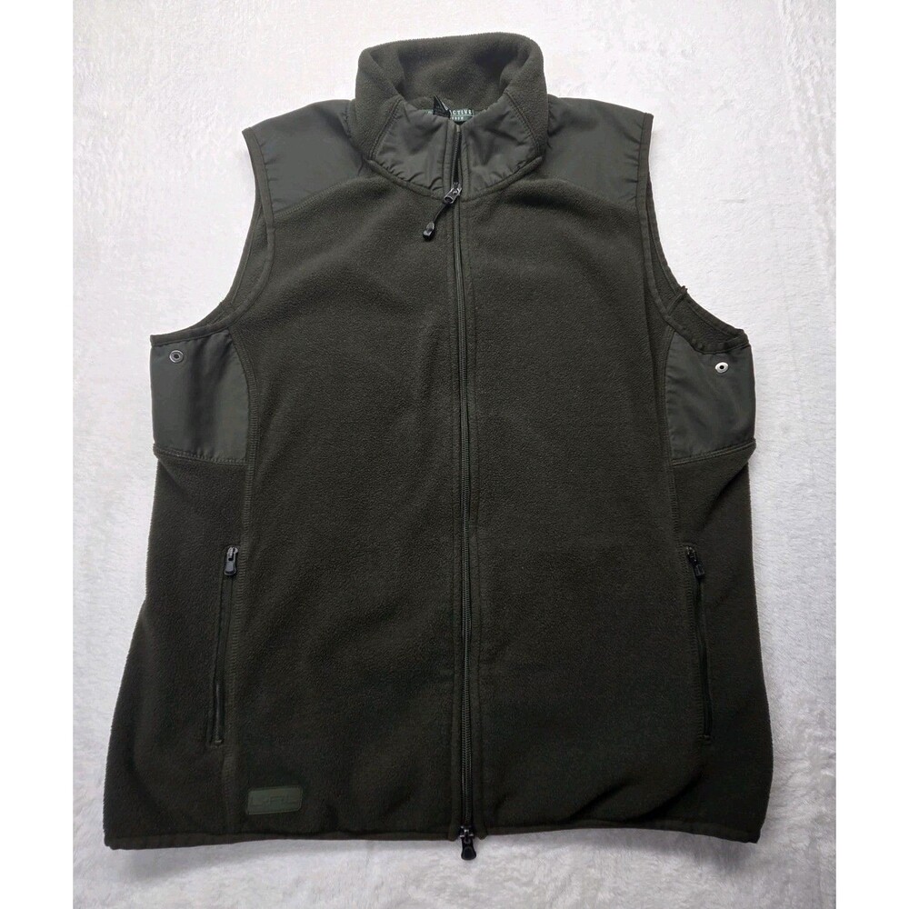 Lauren Active Ralph Lauren Vest Womens Large Green Fleece Full Zip